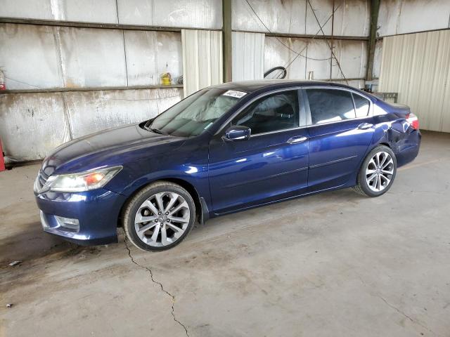 1HGCR2F55DA159695 - 2013 HONDA ACCORD SPORT BLUE photo 1