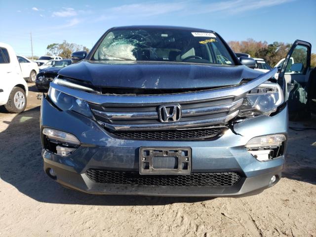 5FNYF5H80GB007339 - 2016 HONDA PILOT EXL BLUE photo 5