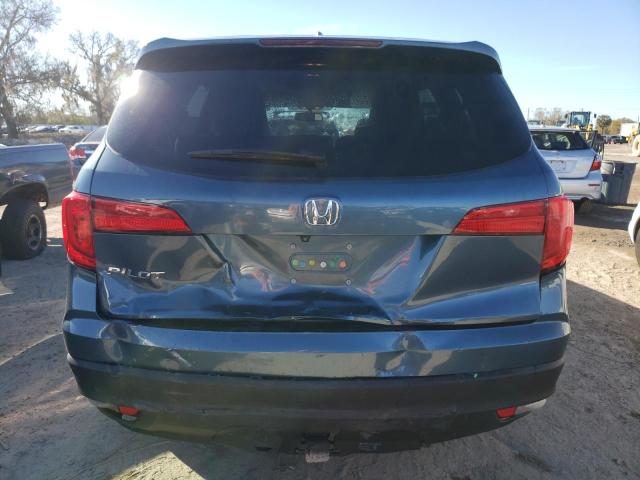 5FNYF5H80GB007339 - 2016 HONDA PILOT EXL BLUE photo 6