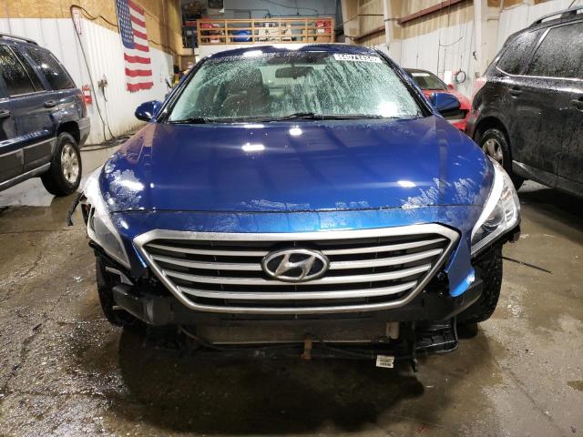 5NPE24AFXHH542263 - 2017 HYUNDAI SONATA SE BLUE photo 5