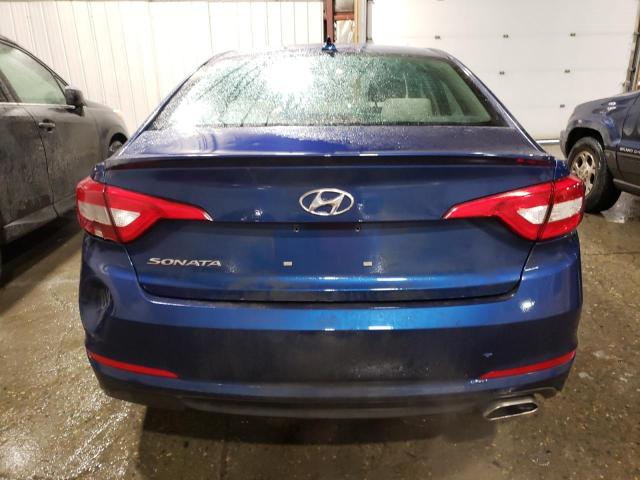 5NPE24AFXHH542263 - 2017 HYUNDAI SONATA SE BLUE photo 6