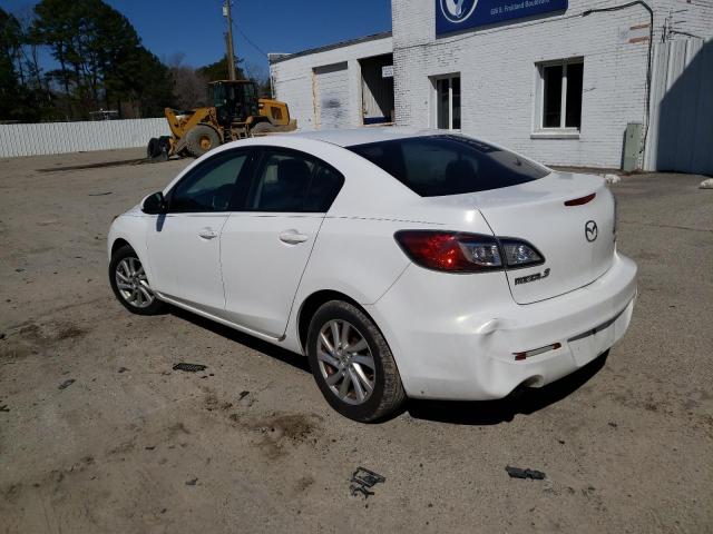 JM1BL1V70C1694280 - 2012 MAZDA 3 I WHITE photo 2