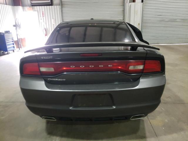 2C3CDXBG4EH322376 - 2014 DODGE CHARGER SE GRAY photo 6