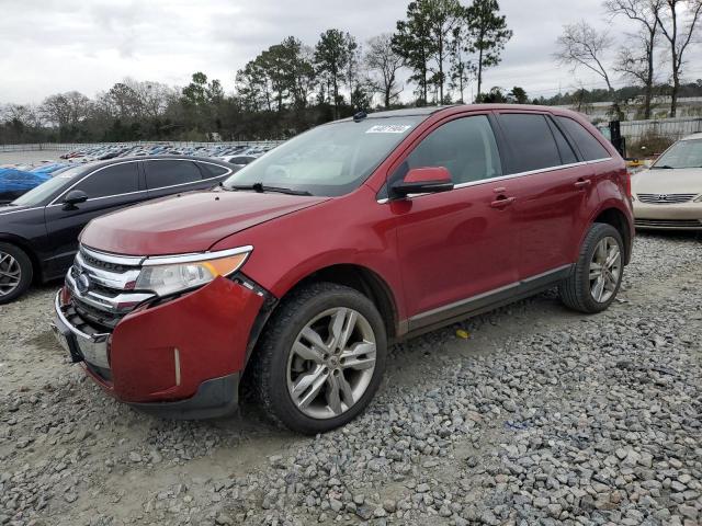 2FMDK3KC5DBB34636 - 2013 FORD EDGE LIMITED RED photo 1