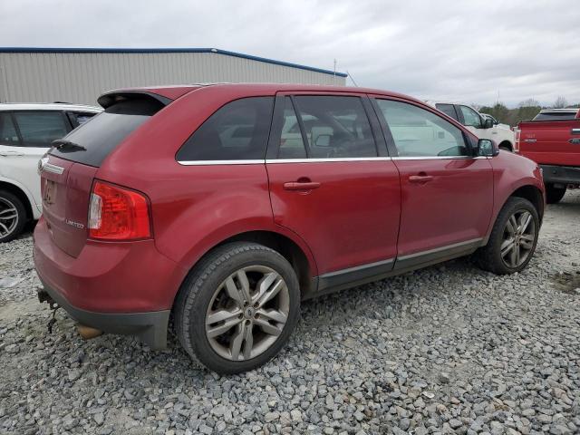 2FMDK3KC5DBB34636 - 2013 FORD EDGE LIMITED RED photo 3