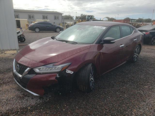 1N4AA6CV6MC514490 - 2021 NISSAN MAXIMA SV MAROON photo 1