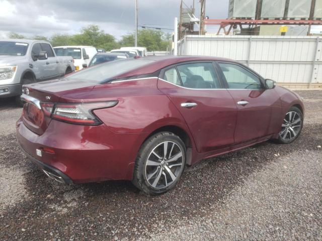 1N4AA6CV6MC514490 - 2021 NISSAN MAXIMA SV MAROON photo 3