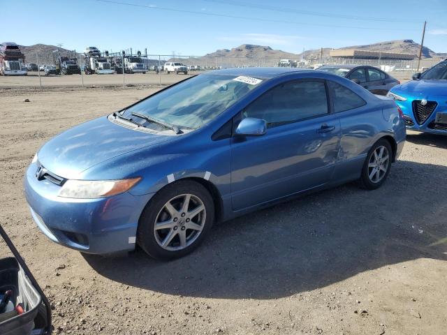 2HGFG12627H526666 - 2007 HONDA CIVIC LX BLUE photo 1