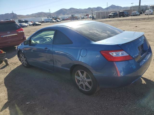 2HGFG12627H526666 - 2007 HONDA CIVIC LX BLUE photo 2