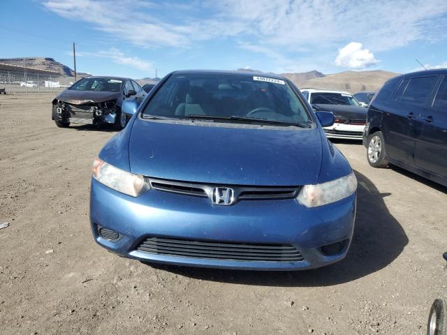 2HGFG12627H526666 - 2007 HONDA CIVIC LX BLUE photo 5