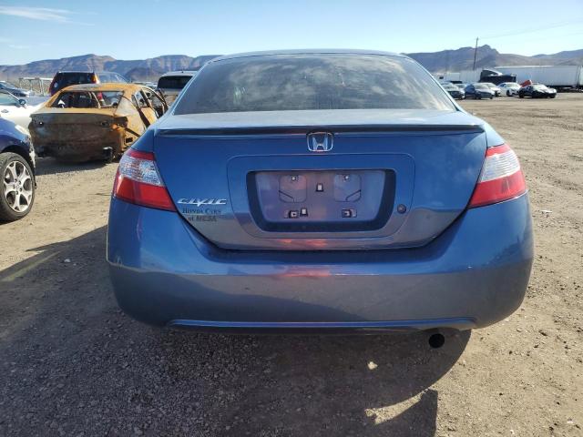 2HGFG12627H526666 - 2007 HONDA CIVIC LX BLUE photo 6