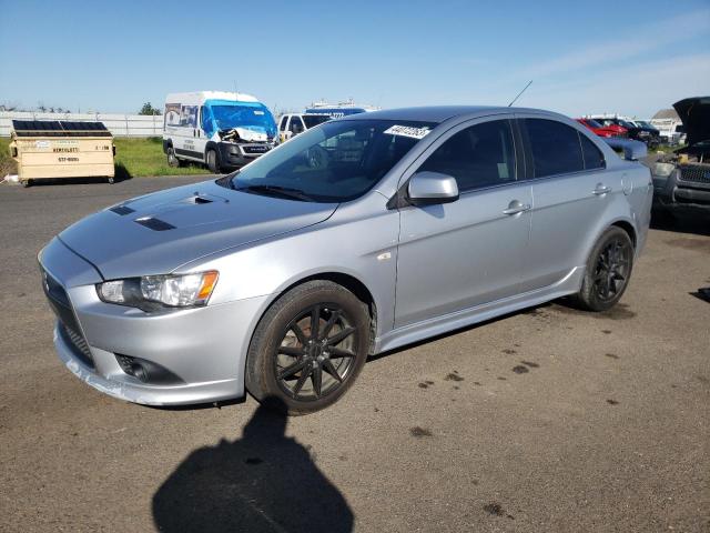 JA3AV66V69U035979 - 2009 MITSUBISHI LANCER RALLIART SILVER photo 1