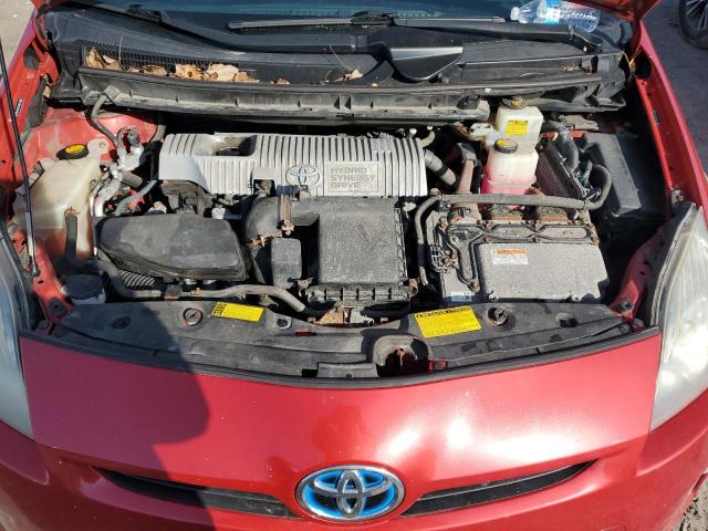 JTDKN3DU3A0243909 - 2010 TOYOTA PRIUS RED photo 11