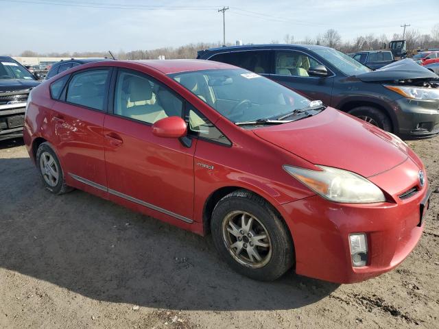 JTDKN3DU3A0243909 - 2010 TOYOTA PRIUS RED photo 4