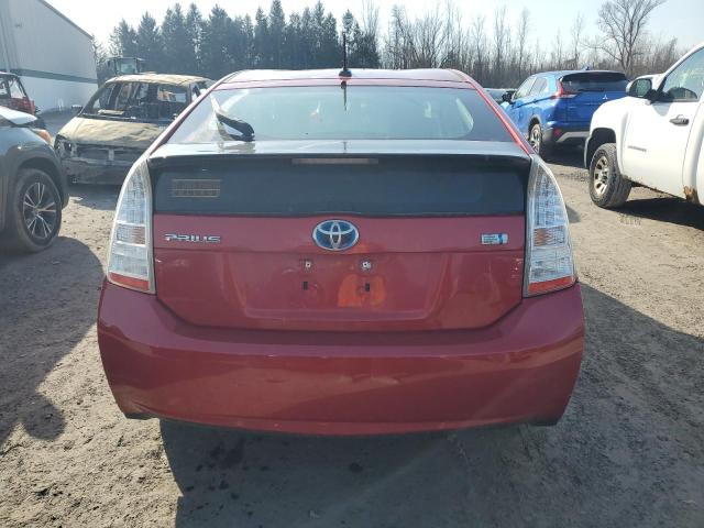 JTDKN3DU3A0243909 - 2010 TOYOTA PRIUS RED photo 6