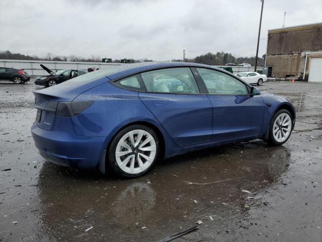 5YJ3E1EB5PF599083 - 2023 TESLA MODEL 3 BLUE photo 3