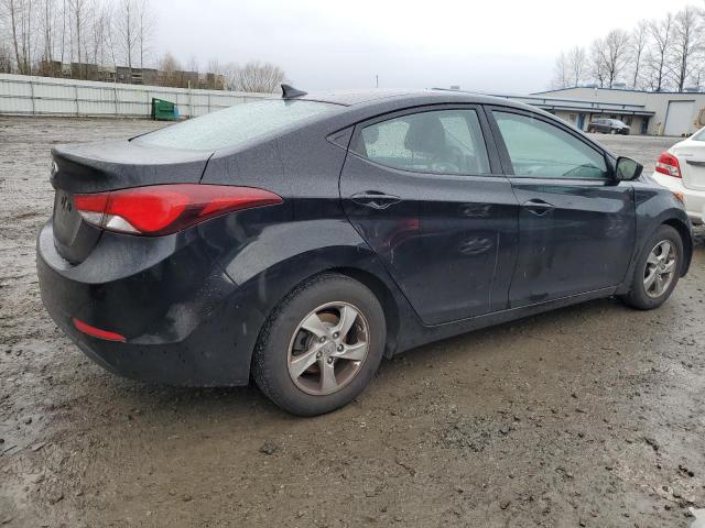 KMHDH4AE3FU294583 - 2015 HYUNDAI ELANTRA SE BLACK photo 3