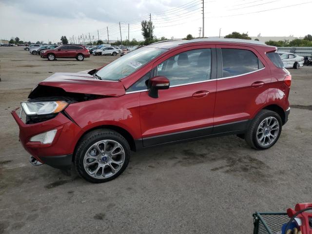 MAJ6P1WL6JC159477 - 2018 FORD ECOSPORT TITANIUM RED photo 1