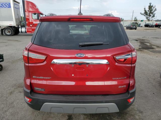 MAJ6P1WL6JC159477 - 2018 FORD ECOSPORT TITANIUM RED photo 6