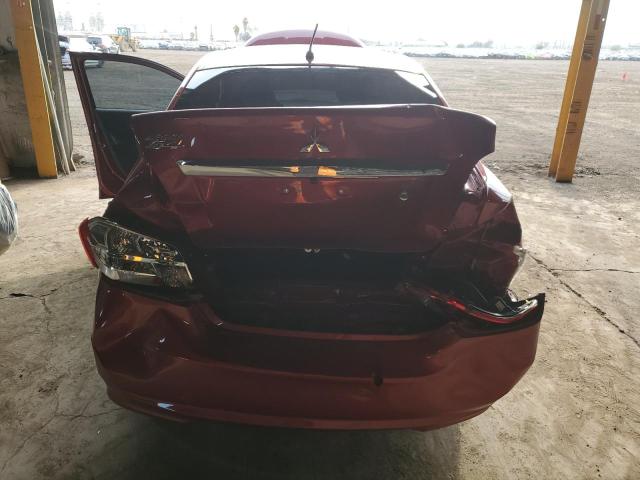 ML32F3FJ6LHF06209 - 2020 MITSUBISHI MIRAGE G4 ES RED photo 6