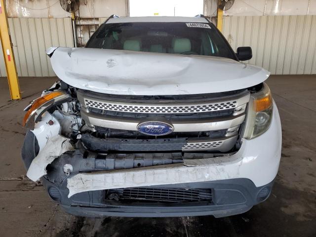 1FM5K7B85EGB19166 - 2014 FORD EXPLORER WHITE photo 5