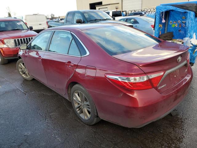 4T1BF1FK7GU529739 - 2016 TOYOTA CAMRY LE RED photo 2