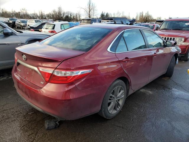 4T1BF1FK7GU529739 - 2016 TOYOTA CAMRY LE RED photo 3