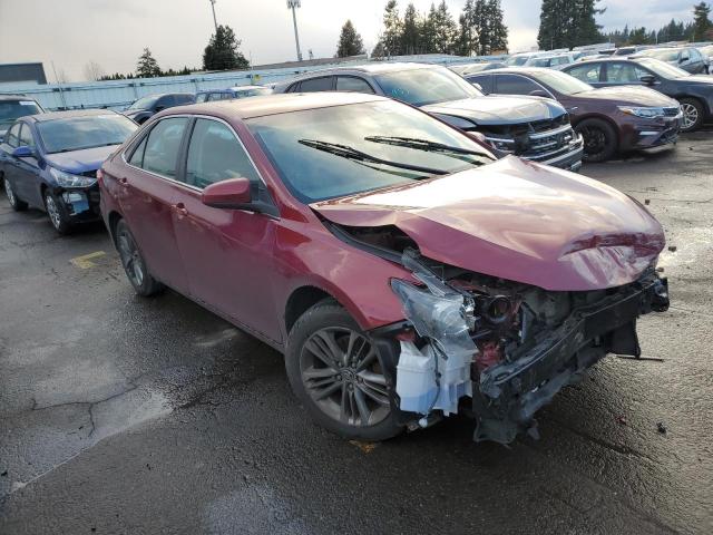 4T1BF1FK7GU529739 - 2016 TOYOTA CAMRY LE RED photo 4