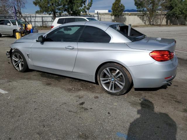 WBA4U7C56H5H19600 - 2017 BMW 430I SILVER photo 2