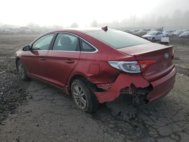 5NPE24AF2GH345487 - 2016 HYUNDAI SONATA SE BURGUNDY photo 2