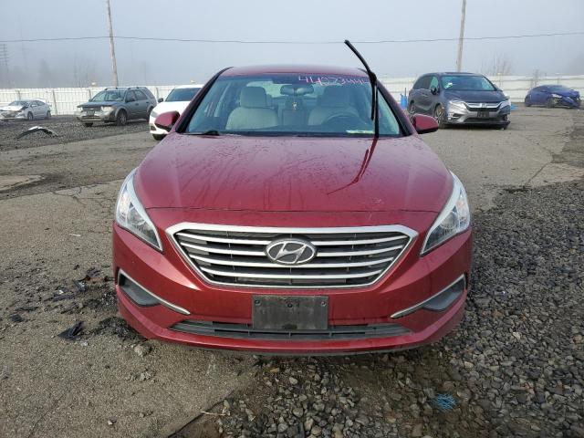 5NPE24AF2GH345487 - 2016 HYUNDAI SONATA SE BURGUNDY photo 5