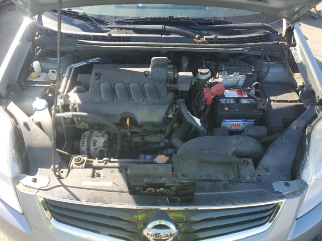 3N1AB6AP1CL757884 - 2012 NISSAN SENTRA 2.0 GRAY photo 11