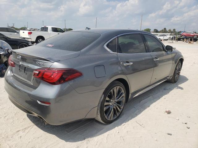 JN1BY1PP2JM330603 - 2018 INFINITI Q70L 3.7 LUXE GRAY photo 3