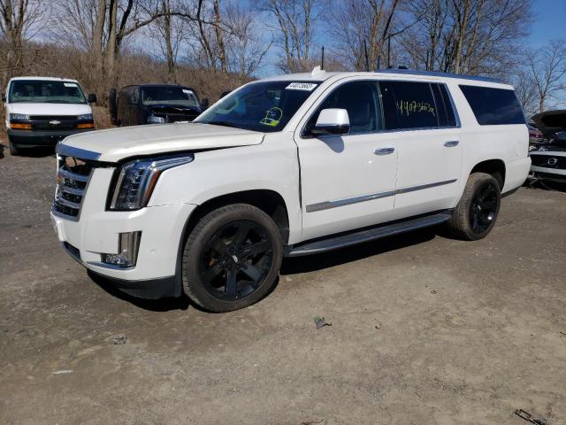 1GYS4HKJ4KR338253 - 2019 CADILLAC ESCALADE ESV LUXURY WHITE photo 1