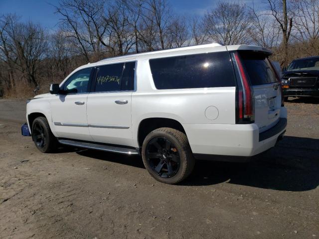 1GYS4HKJ4KR338253 - 2019 CADILLAC ESCALADE ESV LUXURY WHITE photo 2
