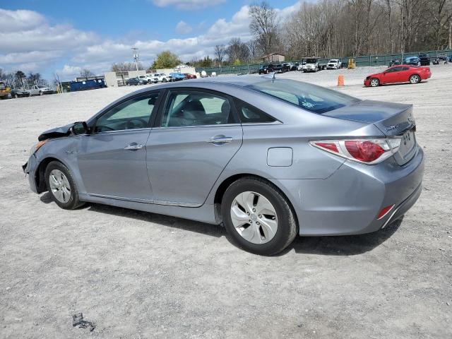 KMHEC4A45FA130442 - 2015 HYUNDAI SONATA HYBRID SILVER photo 2