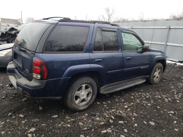 1GNDT13S142331652 - 2004 CHEVROLET TRAILBLAZE LS BLUE photo 3