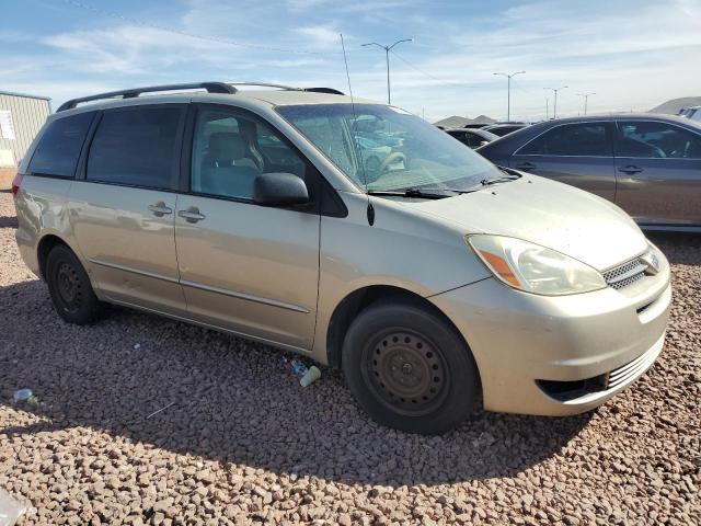 5TDZA23C04S079128 - 2004 TOYOTA SIENNA CE BEIGE photo 4