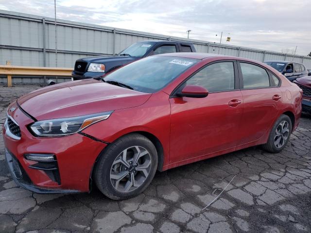 3KPF24AD8ME319284 - 2021 KIA FORTE FE RED photo 1