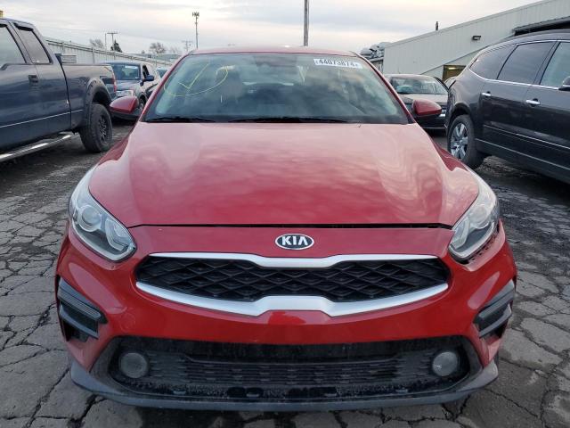 3KPF24AD8ME319284 - 2021 KIA FORTE FE RED photo 5