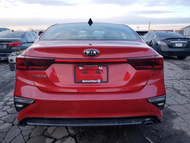 3KPF24AD8ME319284 - 2021 KIA FORTE FE RED photo 6