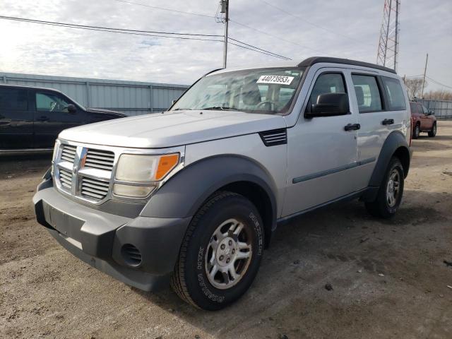 1D8GU28K38W235796 - 2008 DODGE NITRO SXT SILVER photo 1