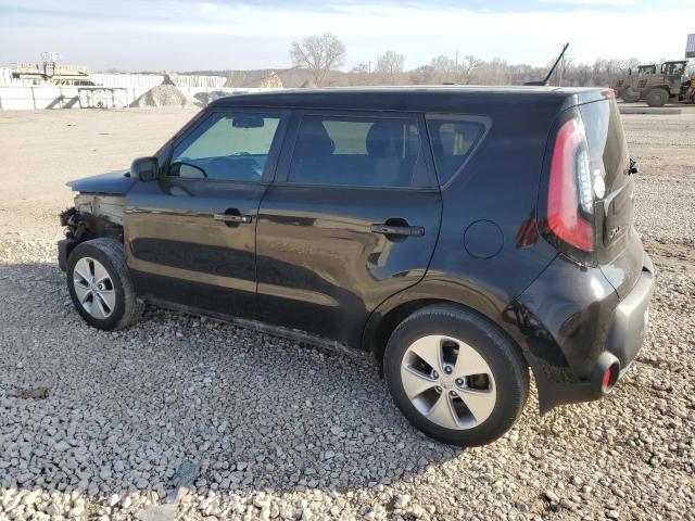 KNDJN2A20F7788988 - 2015 KIA SOUL BLACK photo 2