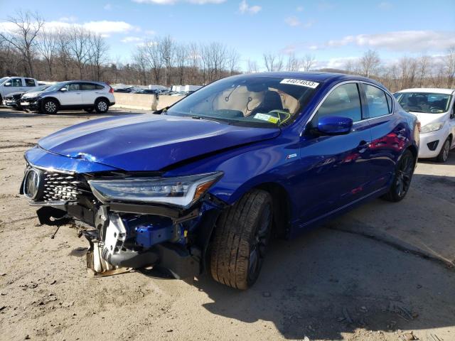 19UDE2F83KA006448 - 2019 ACURA ILX PREMIUM A-SPEC BLUE photo 1