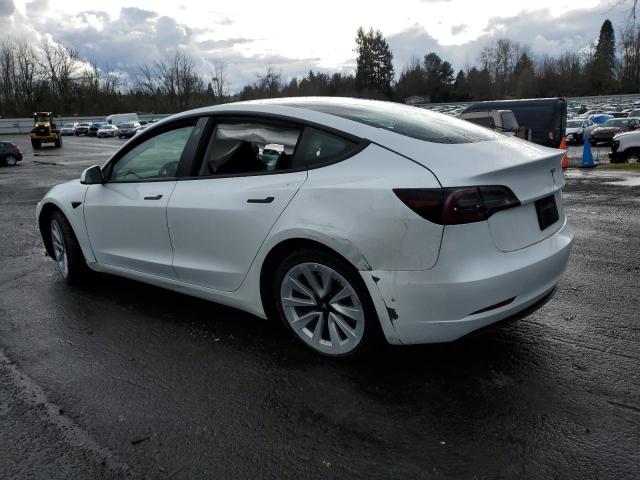 5YJ3E1EA5PF457730 - 2023 TESLA MODEL 3 WHITE photo 2