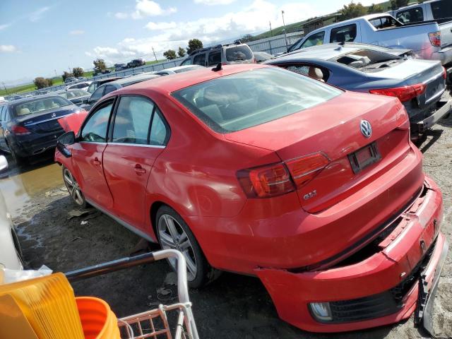 3VW4T7AJ7FM264697 - 2015 VOLKSWAGEN JETTA GLI RED photo 2