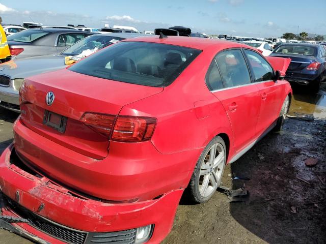 3VW4T7AJ7FM264697 - 2015 VOLKSWAGEN JETTA GLI RED photo 3