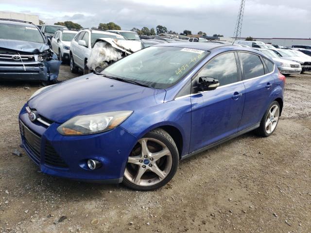 1FAHP3N22CL258135 - 2012 FORD FOCUS TITANIUM BLUE photo 1