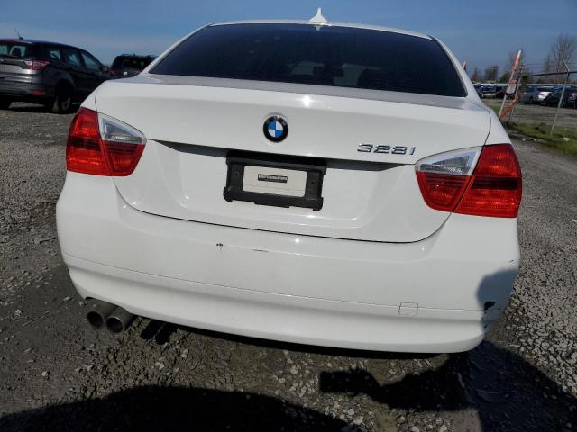 WBAVC53598FZ84160 - 2008 BMW 328 I SULEV WHITE photo 6