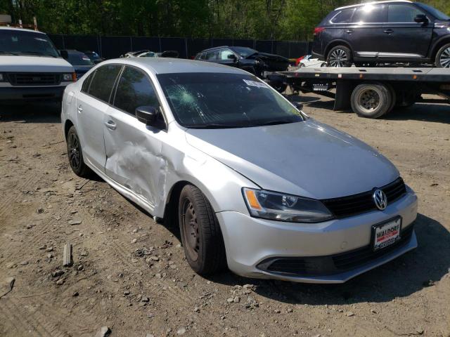 3VW2K7AJ7EM242644 - 2014 VOLKSWAGEN JETTA BASE 银色 照片 1